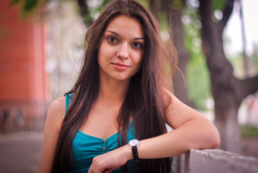 Nastya. Пример тестовой фотографии, сделанной объективом Гелиос 44-3 58 mm f/ 2.0 МС и фотоаппаратом Nikon D60
