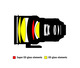 Оптическая схема объектива Nikon AF-S Nikkor 200 mm f/ 2 G ED VR II